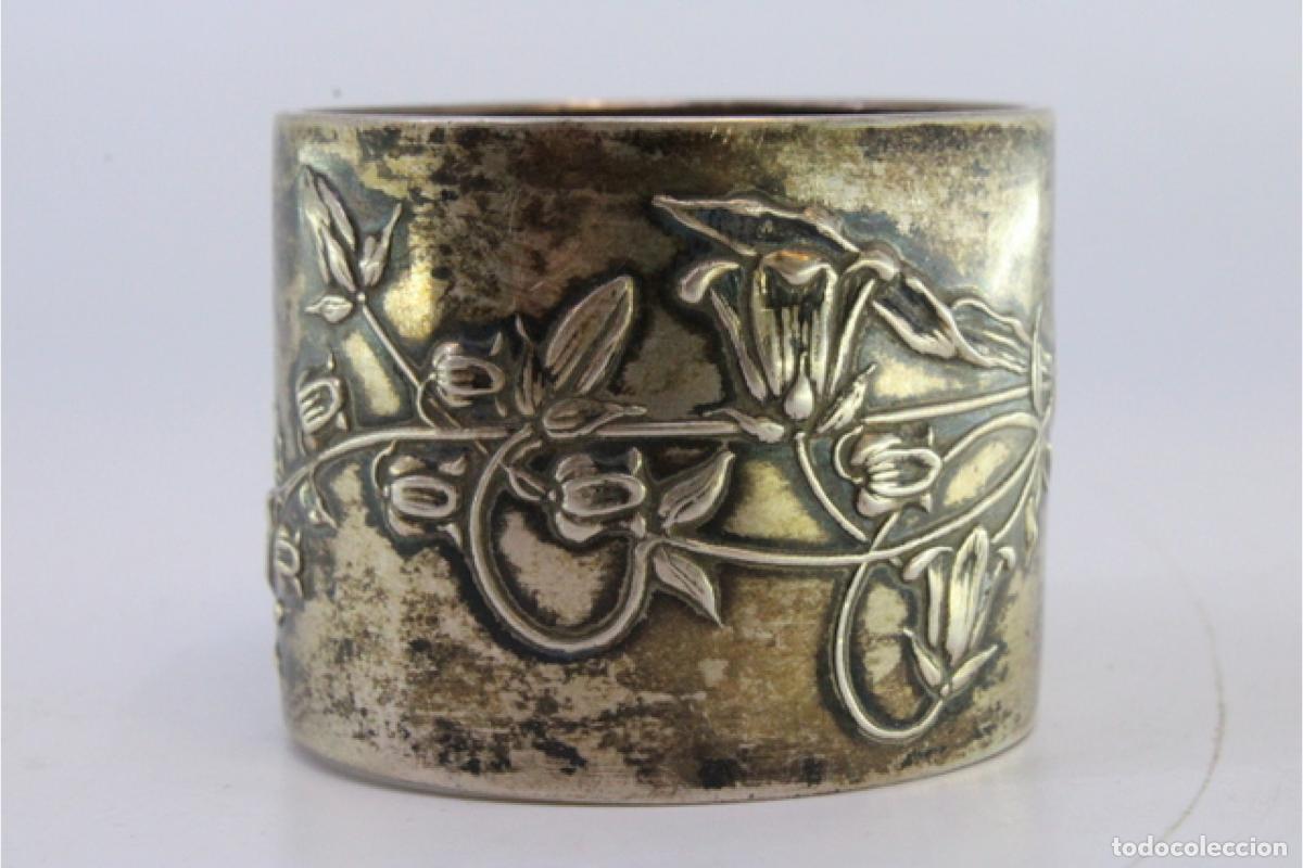 Antig&uuml;edades: Anillo para servilletas de plata - Foto 5