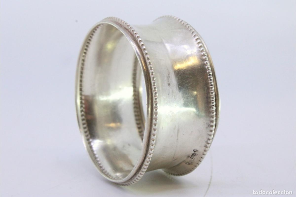 Antig&uuml;edades: Anillo para servilletas de plata - Foto 6