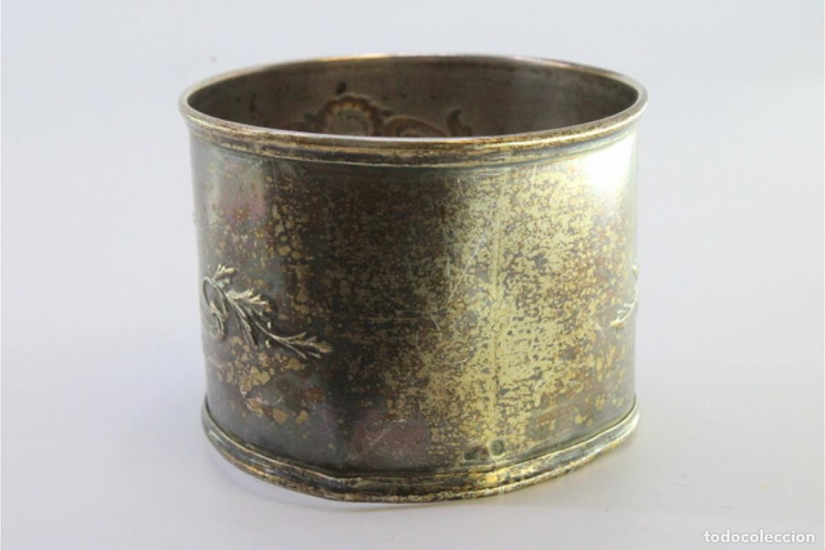 Antig&uuml;edades: Anillo para servilletas de plata - Foto 4