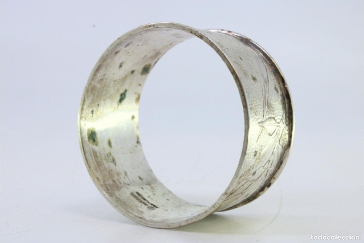 Antig&uuml;edades: Anillo para servilletas de plata - Foto 5