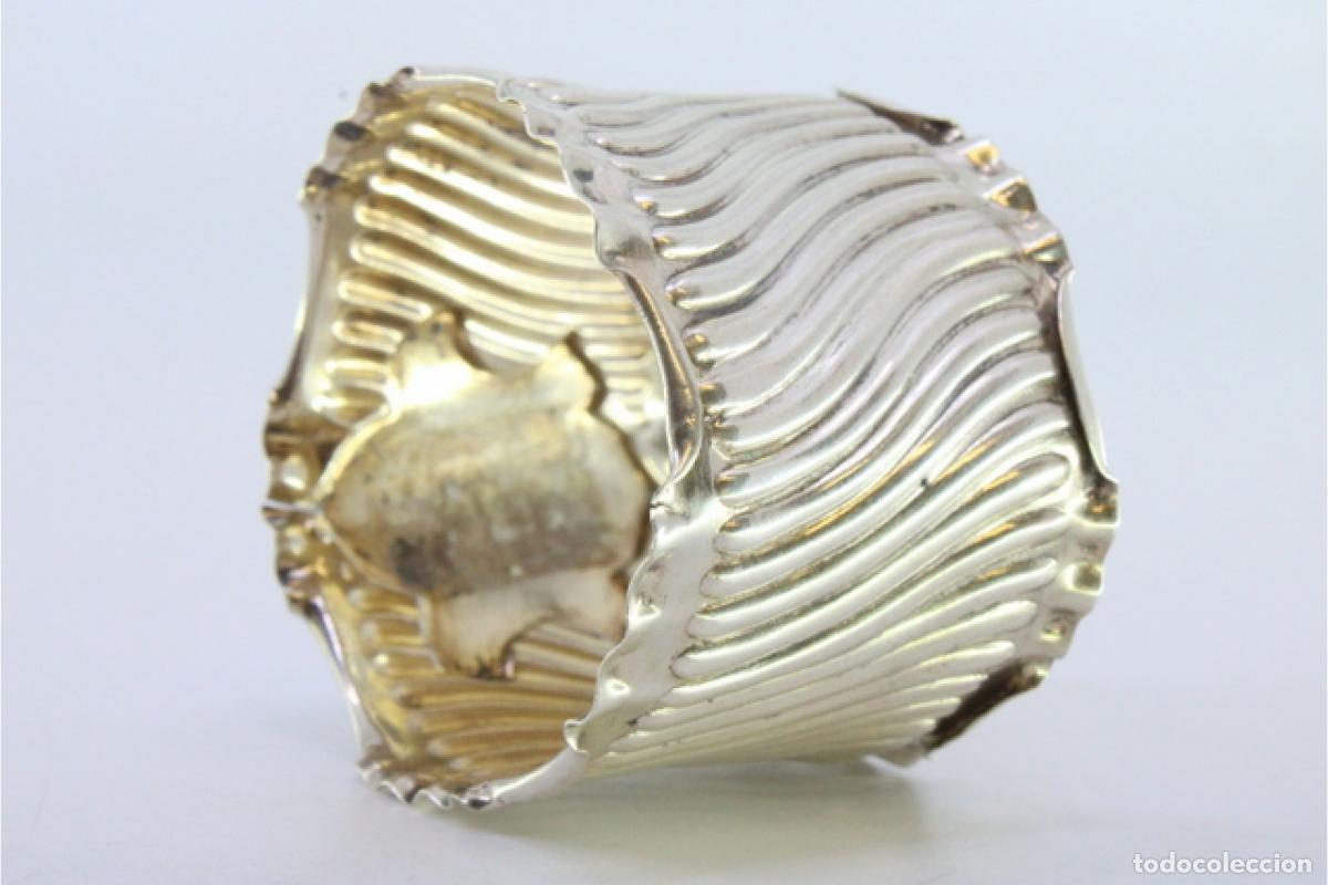 Antig&uuml;edades: Anillo para servilletas de plata - Foto 6
