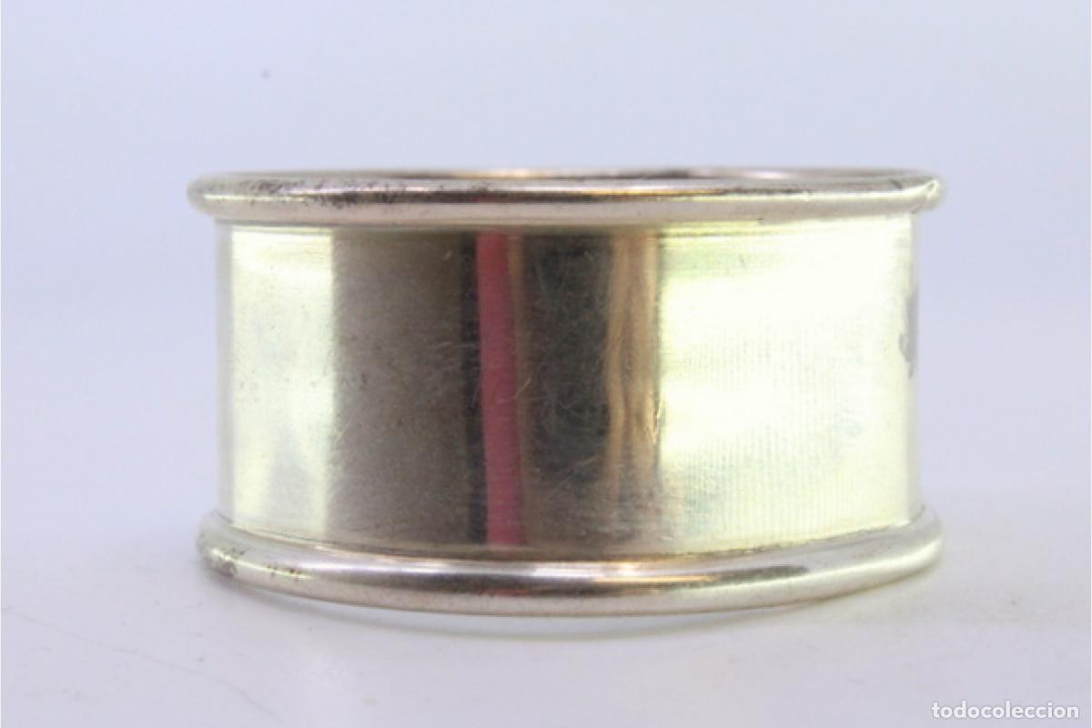 Antig&uuml;edades: Anillo para servilletas de plata - Foto 4