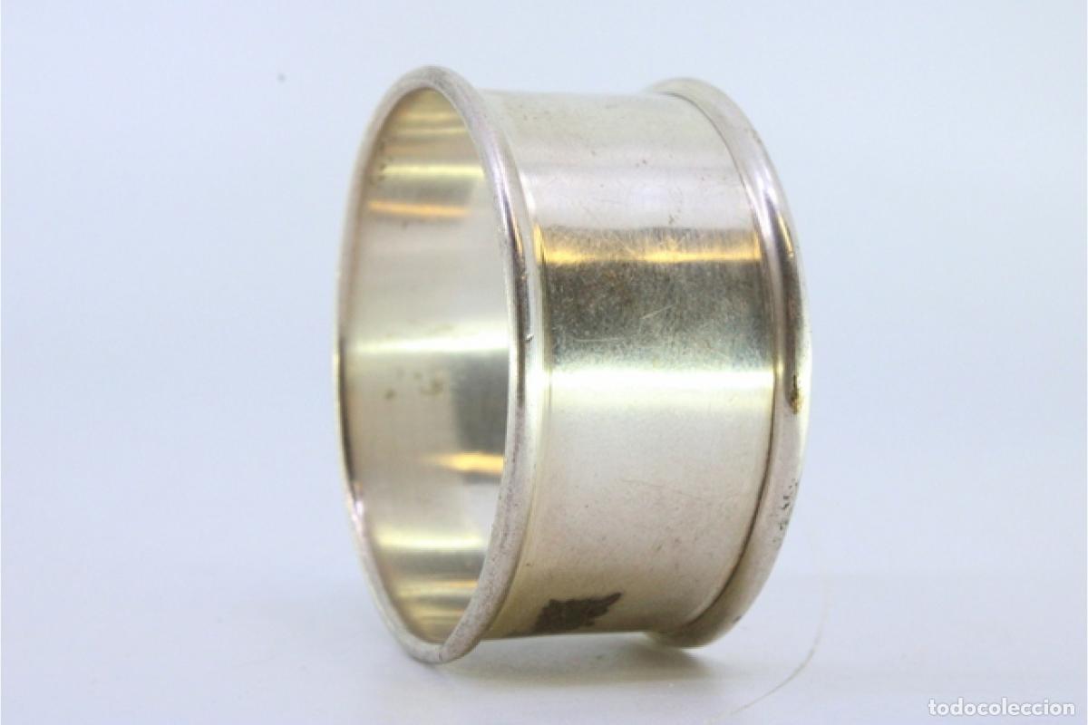 Antig&uuml;edades: Anillo para servilletas de plata - Foto 5