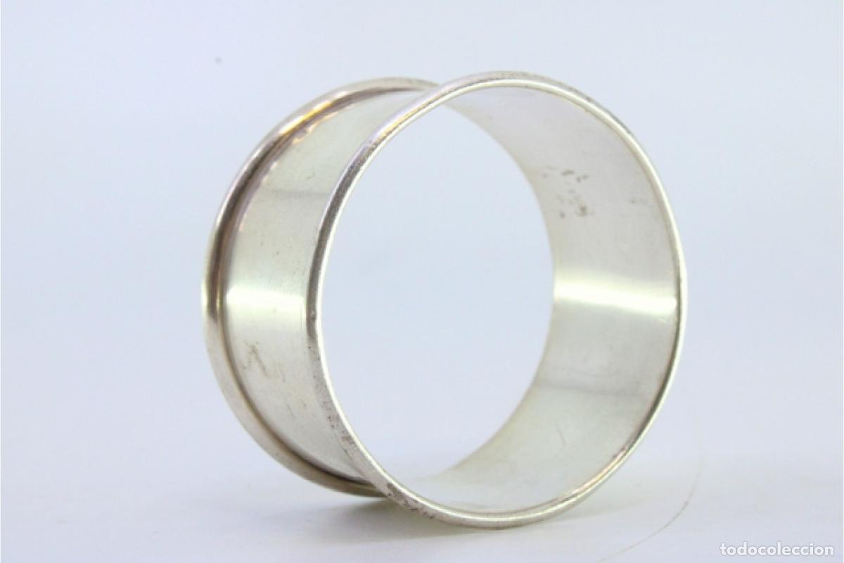 Antig&uuml;edades: Anillo para servilletas de plata - Foto 6
