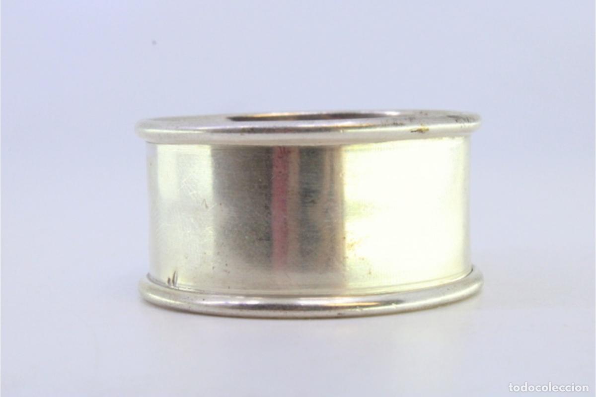 Antig&uuml;edades: Anillo para servilletas de plata - Foto 7