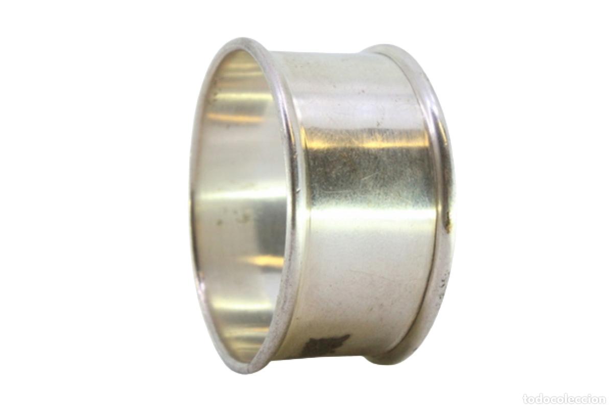 Antig&uuml;edades: Anillo para servilletas de plata - Foto 1