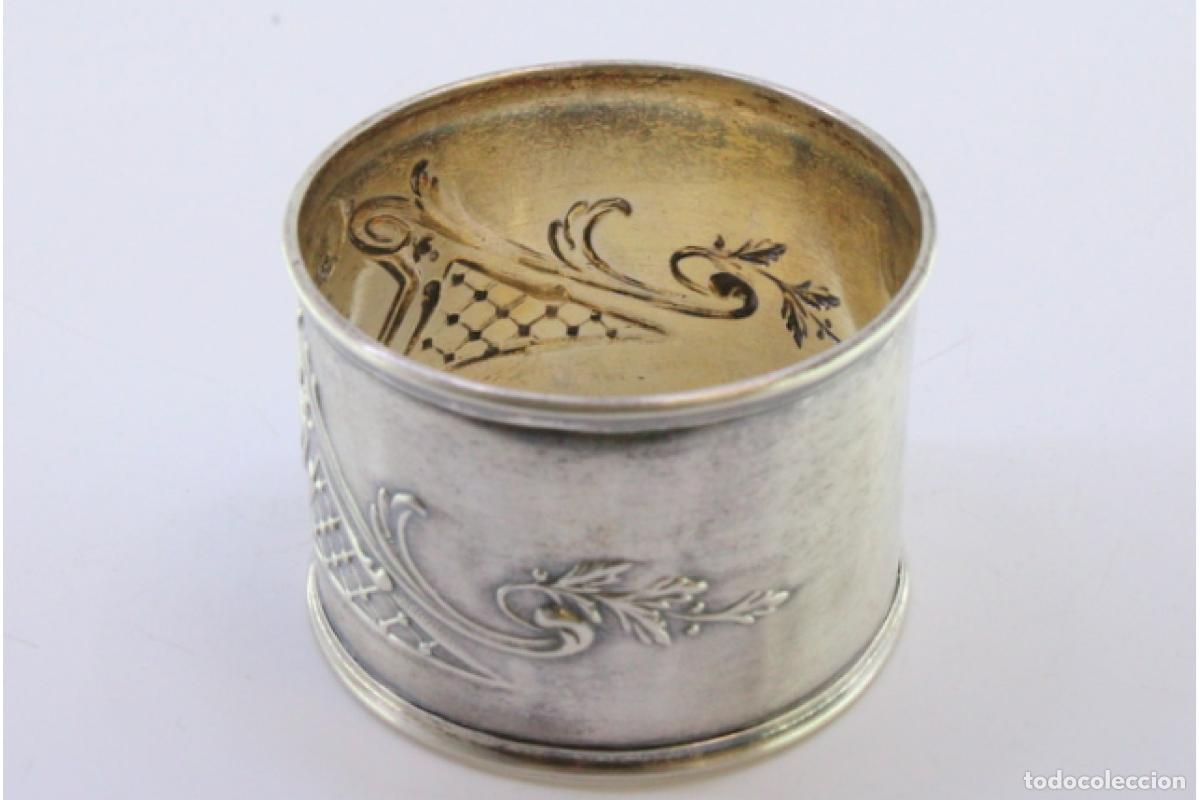 Antig&uuml;edades: Anillo para servilletas de plata - Foto 6