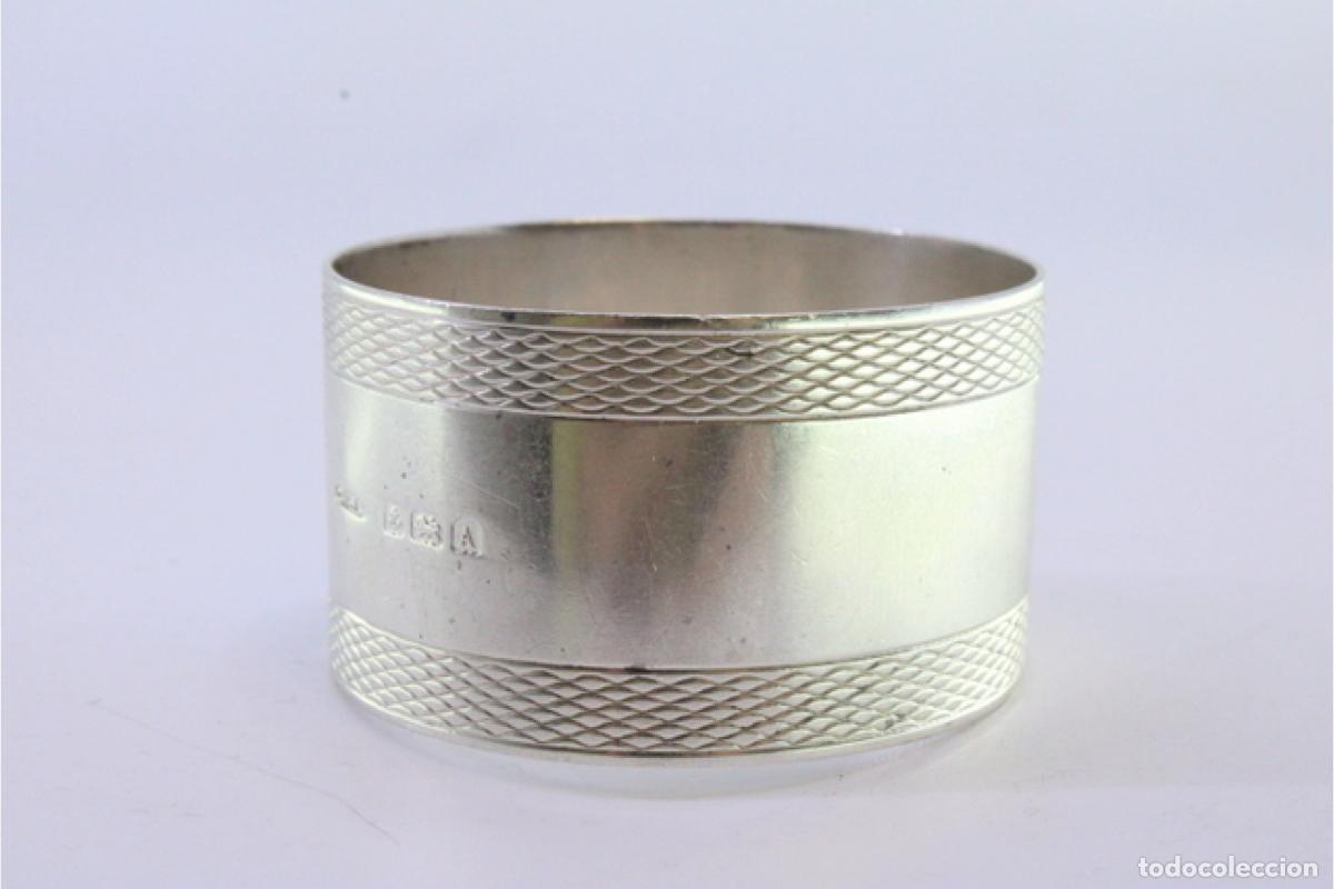 Antig&uuml;edades: Anillo para servilletas de plata - Foto 6