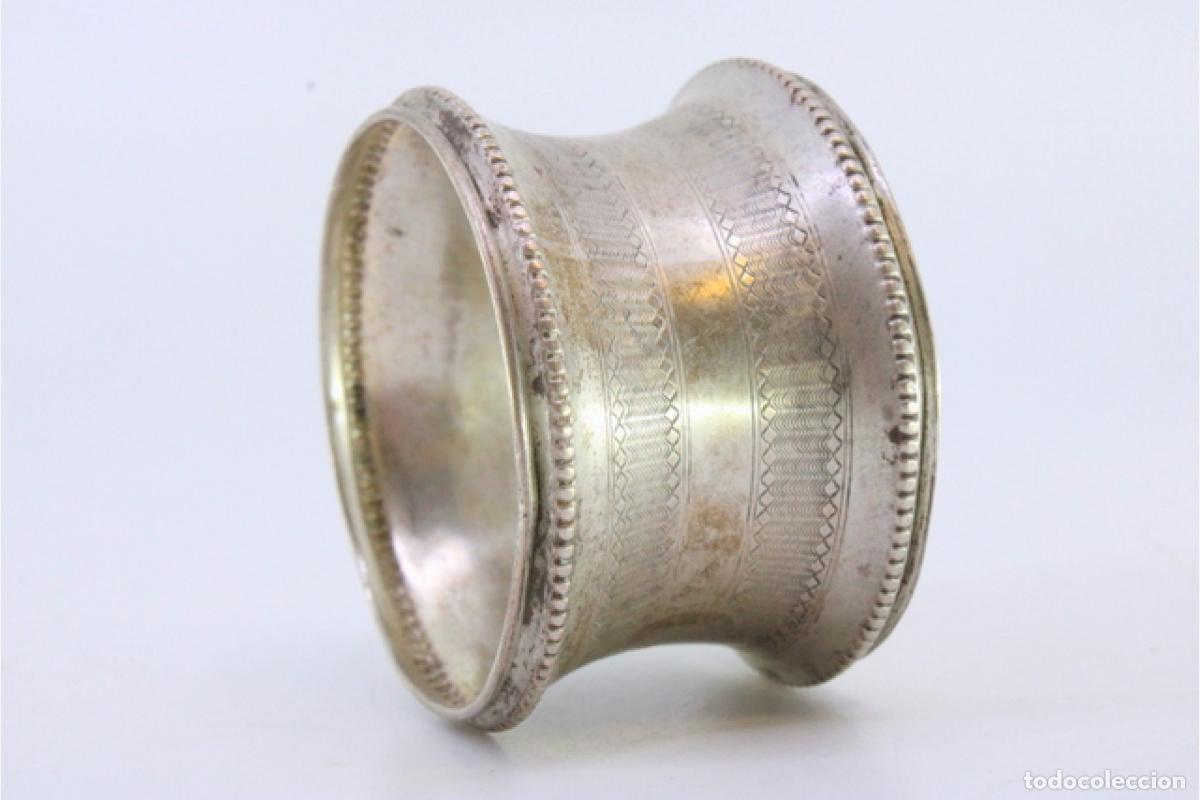 Antig&uuml;edades: Anillo para servilletas de plata - Foto 6