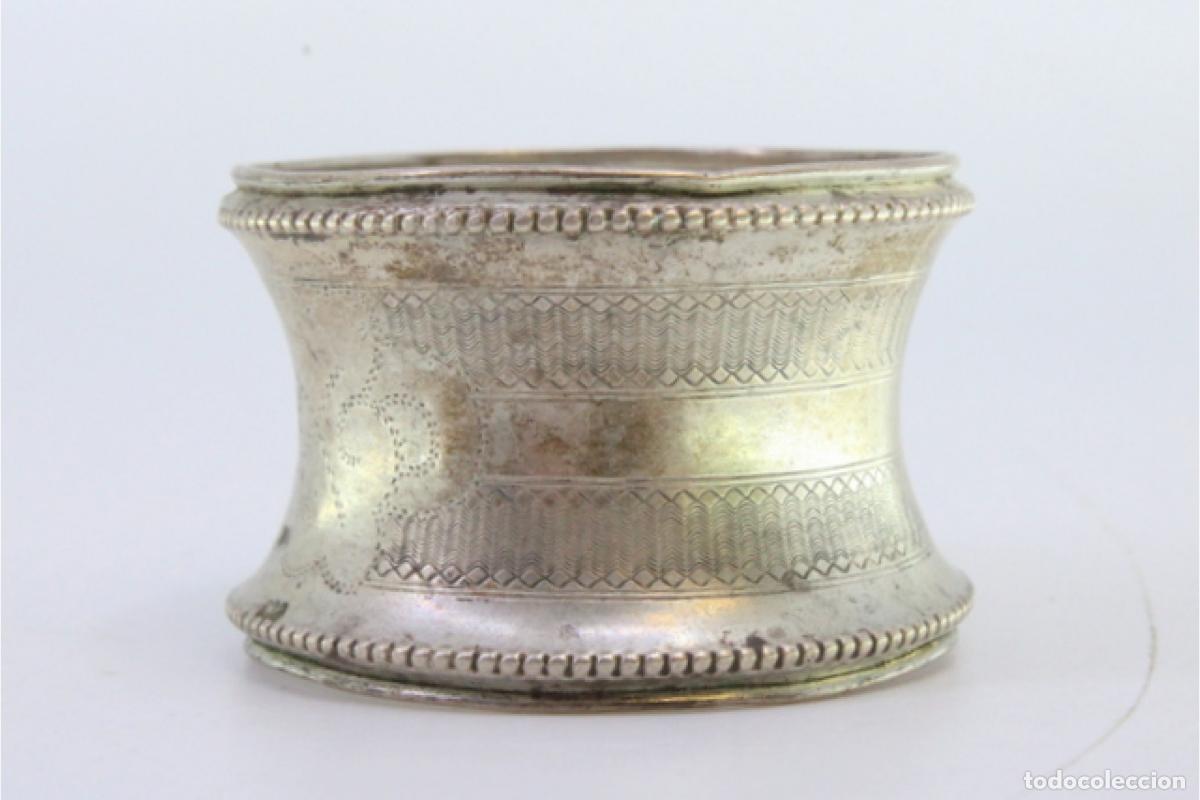 Antig&uuml;edades: Anillo para servilletas de plata - Foto 7