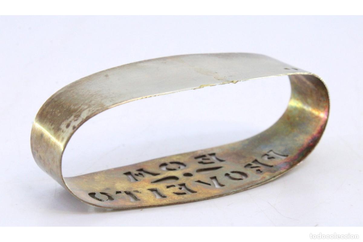 Antig&uuml;edades: Anillo para servilletas de plata - Foto 5