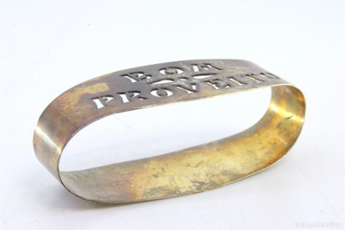Antig&uuml;edades: Anillo para servilletas de plata - Foto 6