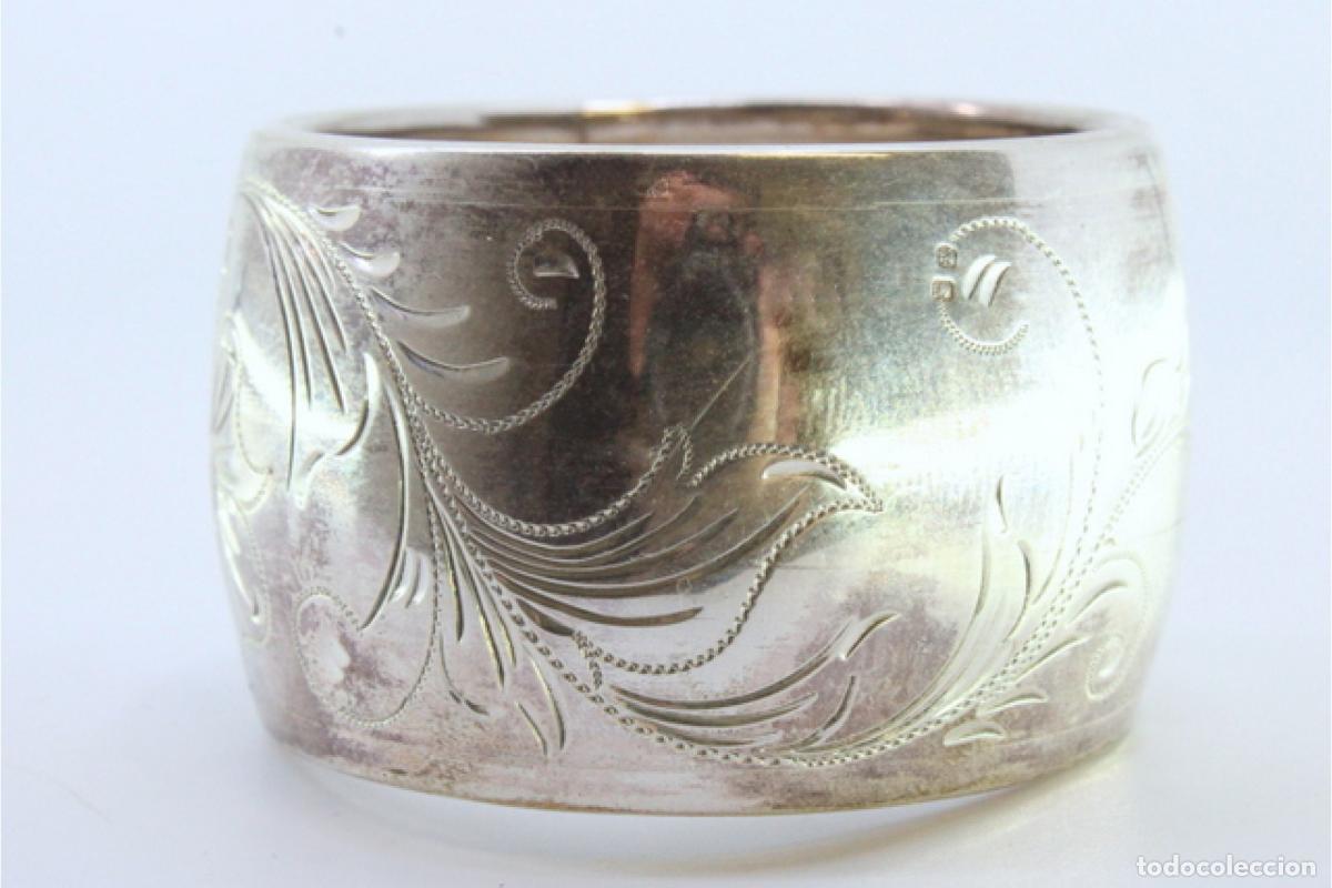 Antig&uuml;edades: Anillo para servilletas de plata - Foto 5