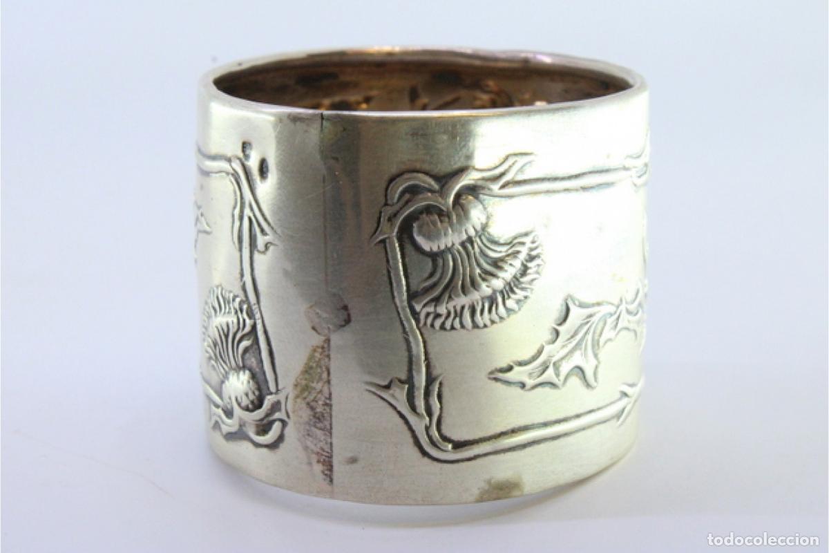 Antig&uuml;edades: Anillo para servilletas de plata - Foto 5