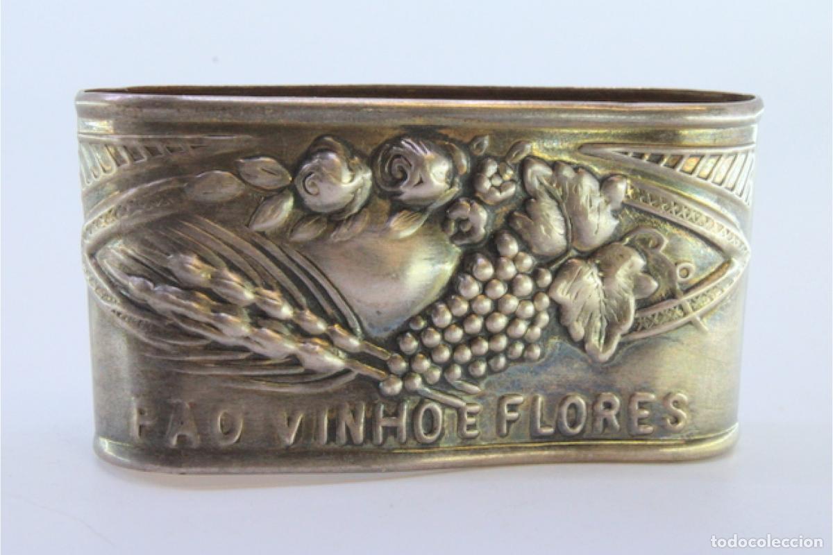 Antig&uuml;edades: Anillo para servilletas de plata - Foto 5