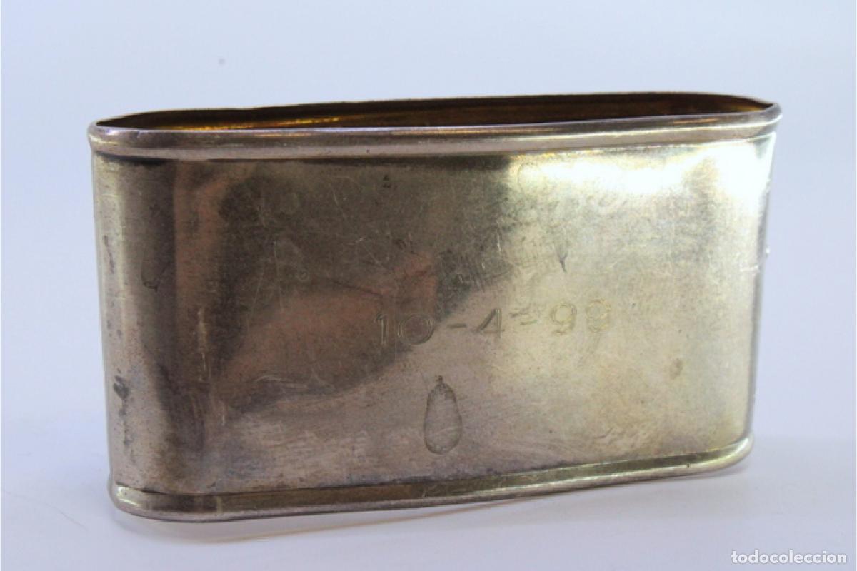 Antig&uuml;edades: Anillo para servilletas de plata - Foto 6
