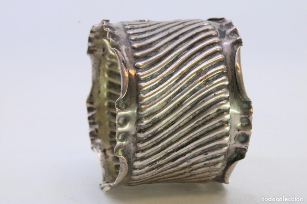 Antig&uuml;edades: Anillo para servilletas de plata - Foto 7