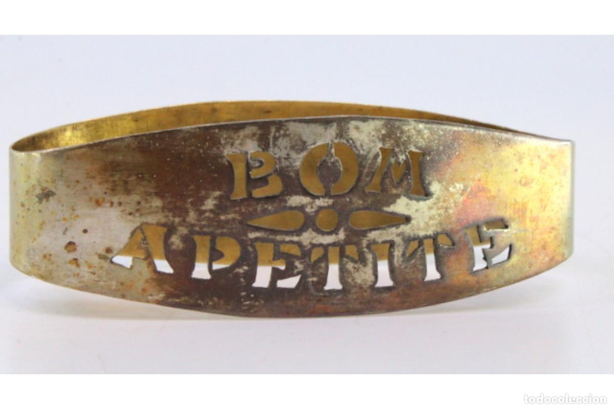 Antig&uuml;edades: Anillo para servilletas de plata - Foto 2