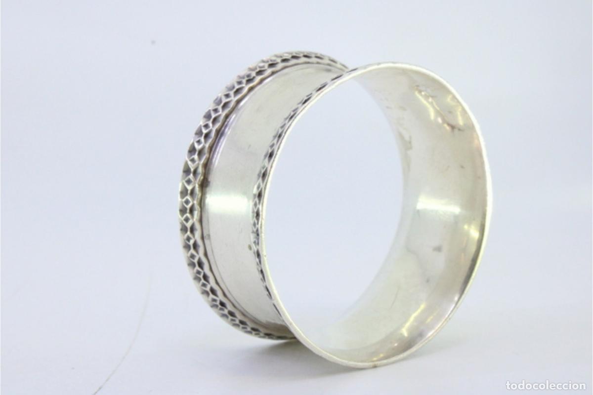 Antig&uuml;edades: Anillo para servilletas de plata - Foto 6