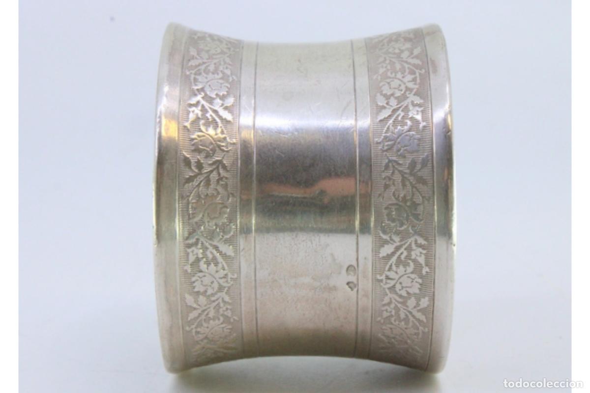 Antig&uuml;edades: Anillo para servilletas de plata - Foto 6