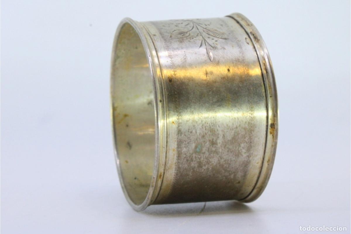 Antig&uuml;edades: Anillo para servilletas de plata - Foto 5