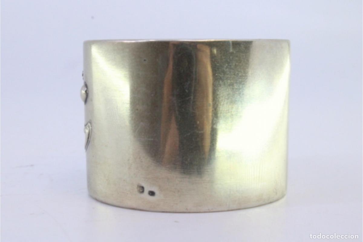Antig&uuml;edades: Anillo para servilletas de plata - Foto 2