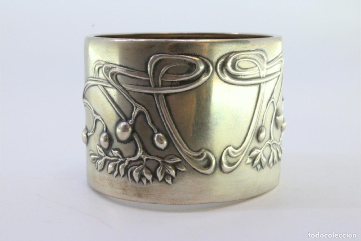 Antig&uuml;edades: Anillo para servilletas de plata - Foto 6