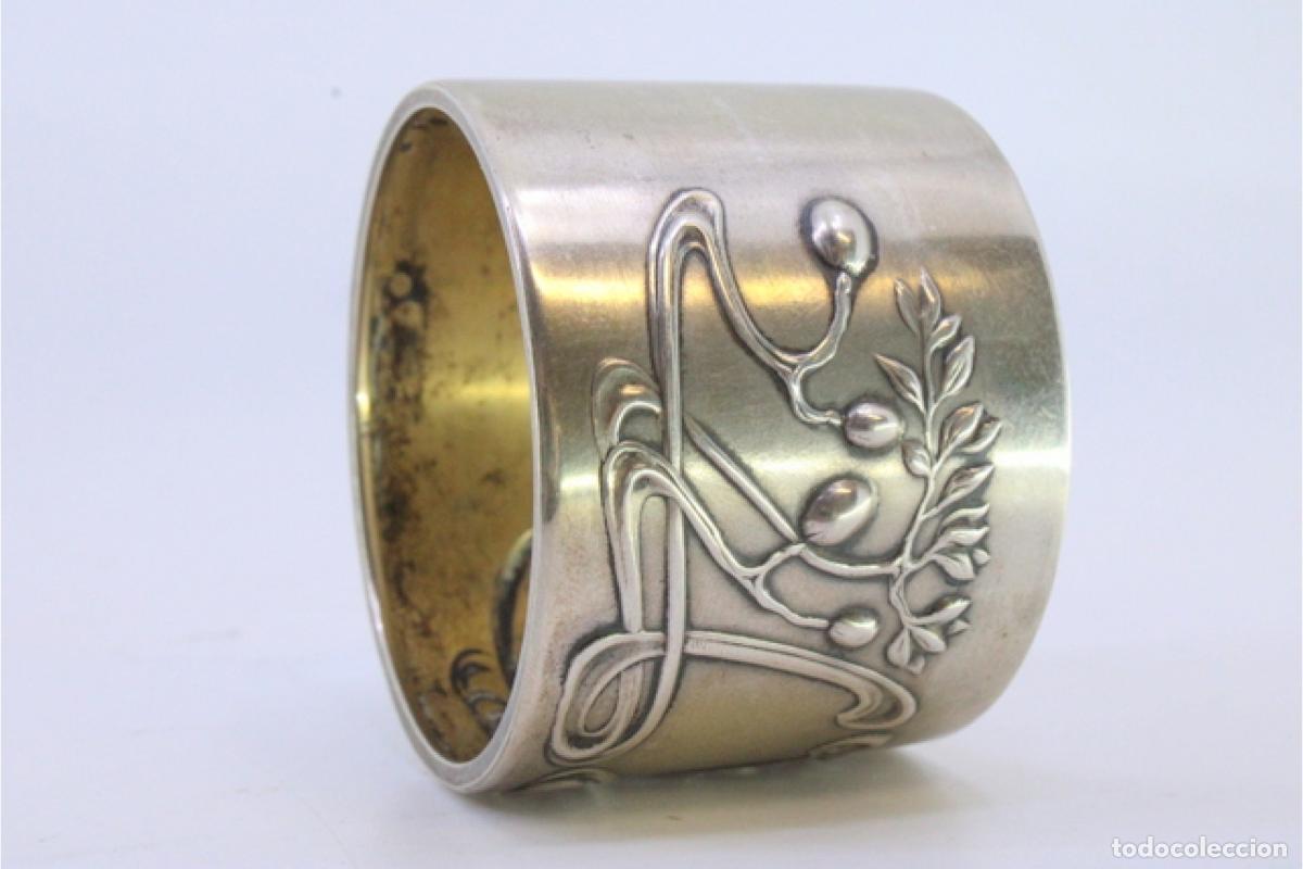 Antig&uuml;edades: Anillo para servilletas de plata - Foto 7