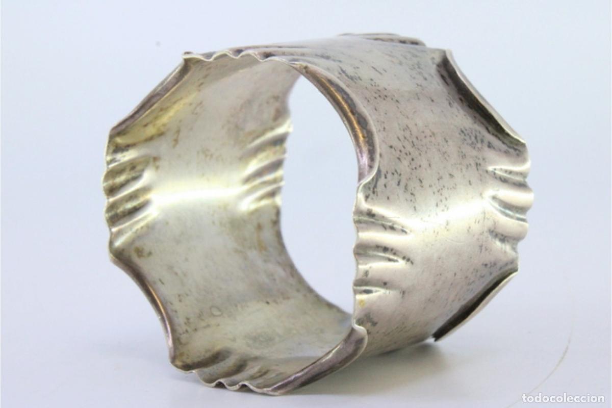 Antig&uuml;edades: Anillo para servilletas de plata - Foto 5