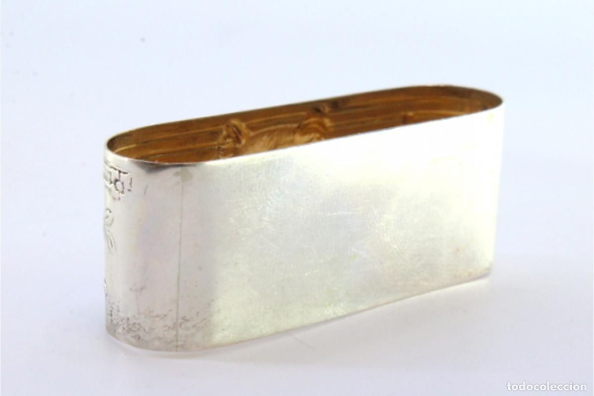Antig&uuml;edades: Anillo para servilletas de plata - Foto 6