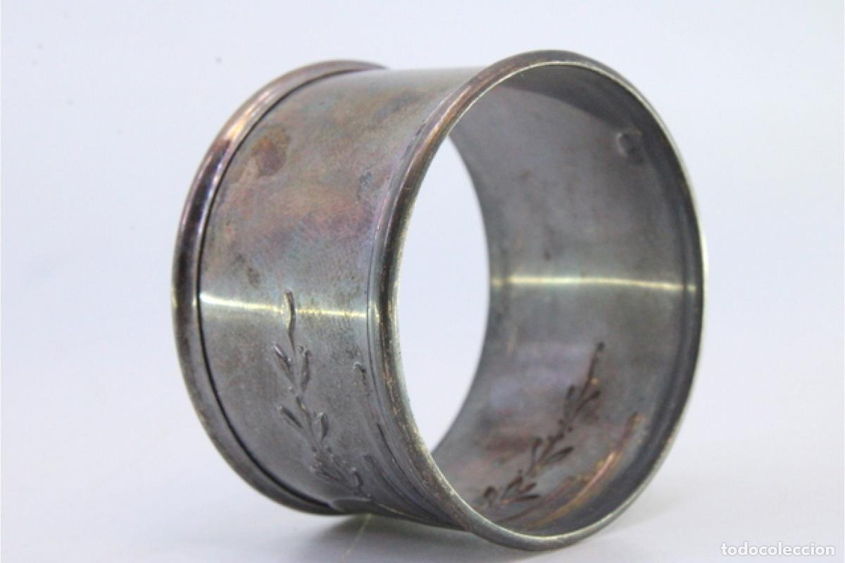 Antig&uuml;edades: Anillo para servilletas de plata - Foto 6