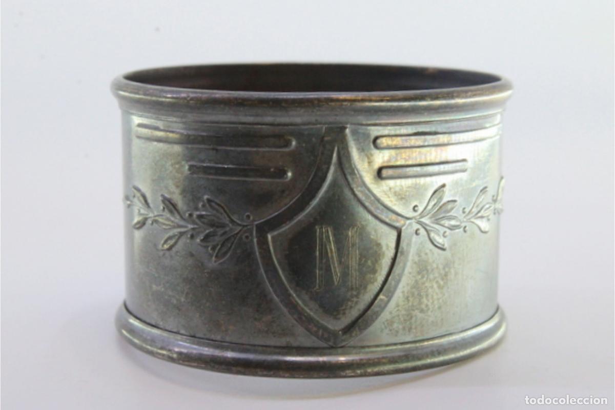 Antig&uuml;edades: Anillo para servilletas de plata - Foto 7