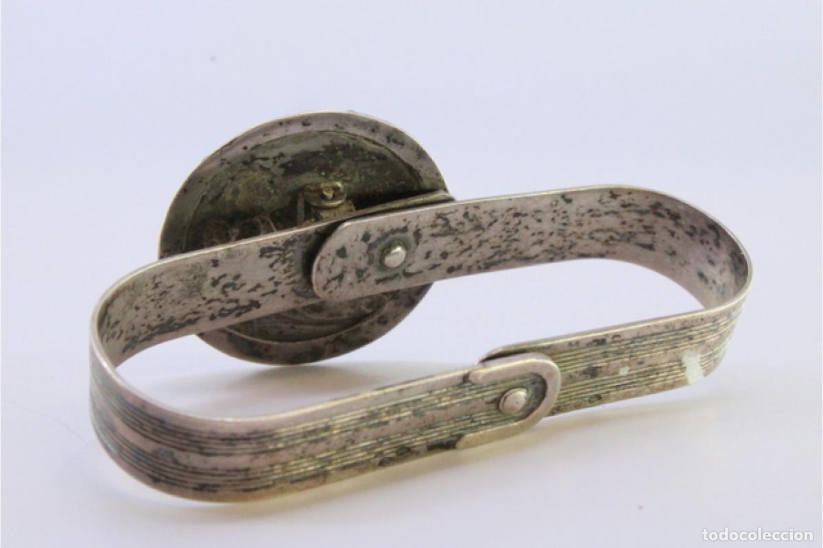 Antig&uuml;edades: Anillo para servilletas de plata - Foto 5