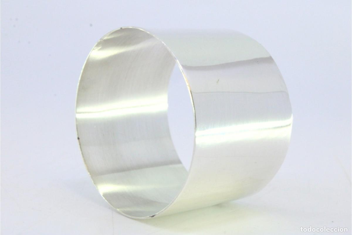 Antig&uuml;edades: Anillo para servilletas de plata - Foto 2