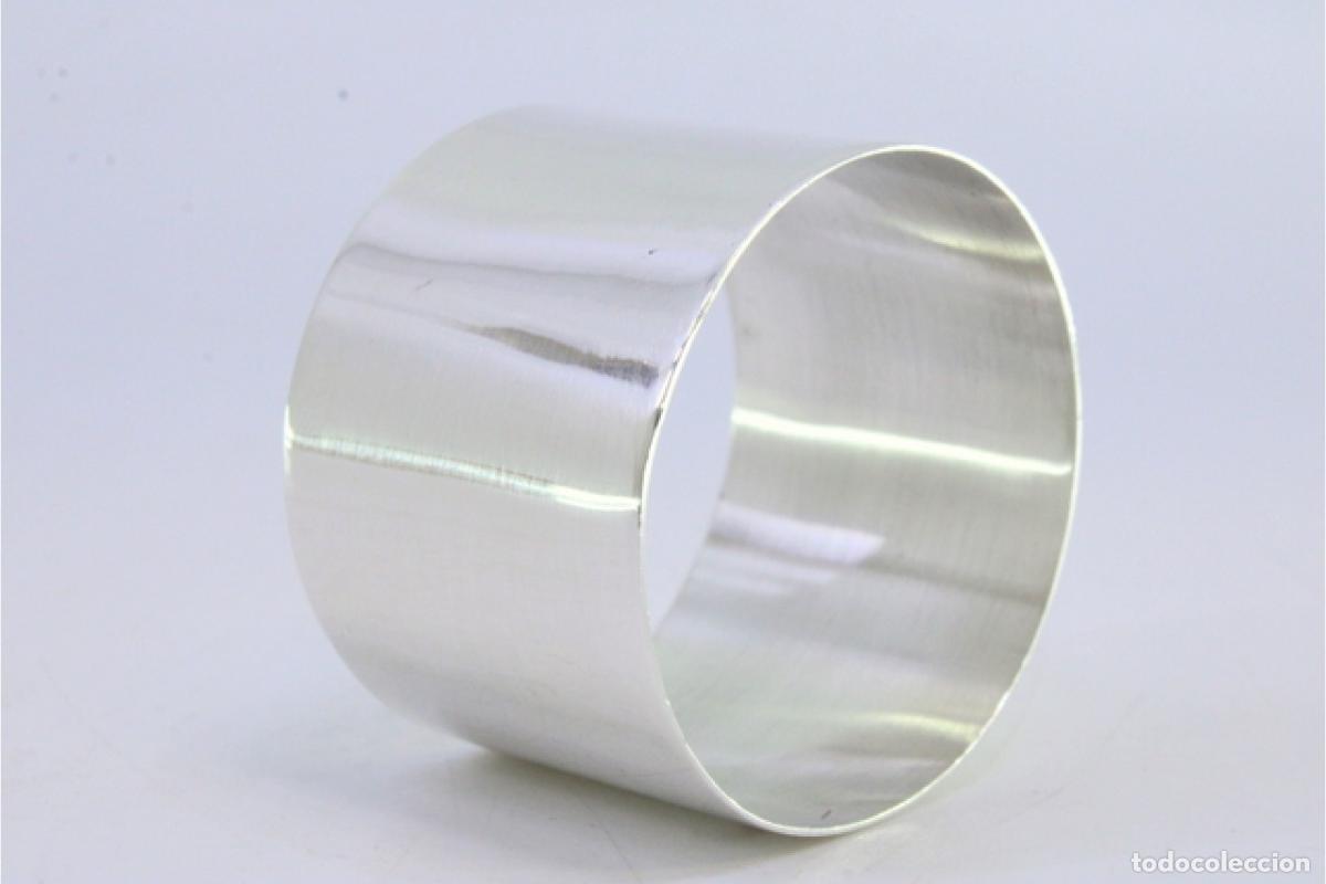 Antig&uuml;edades: Anillo para servilletas de plata - Foto 4