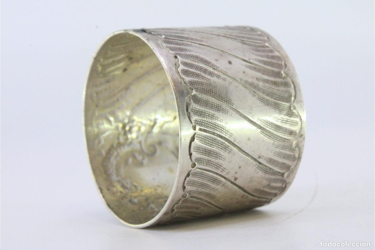 Antig&uuml;edades: Anillo para servilletas de plata - Foto 6