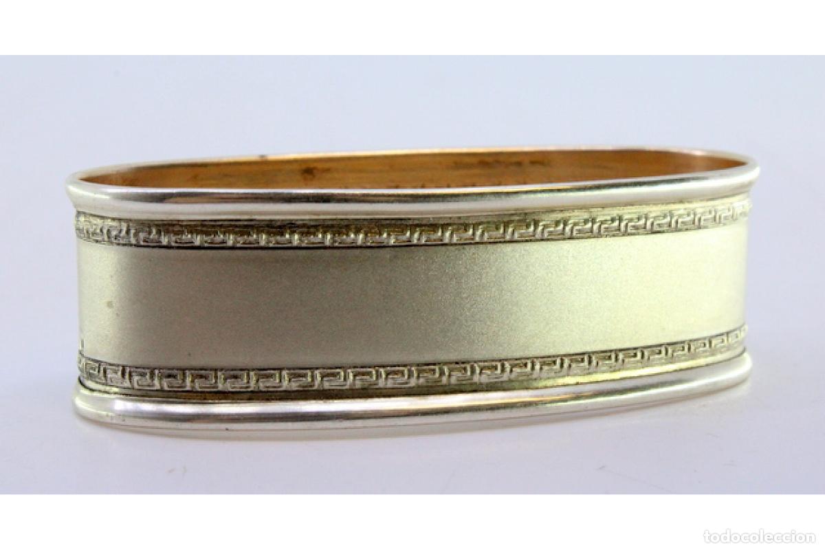 Antig&uuml;edades: Anillo para servilletas de plata - Foto 6