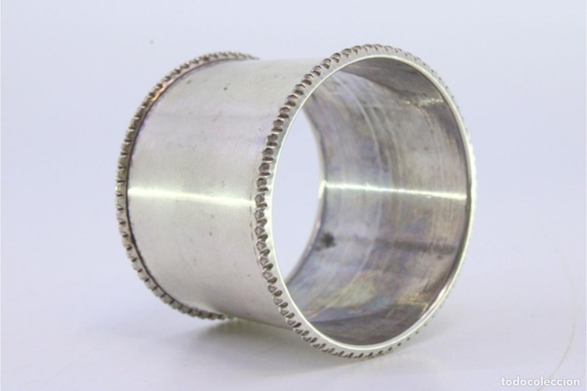 Antig&uuml;edades: Anillo para servilletas de plata - Foto 7
