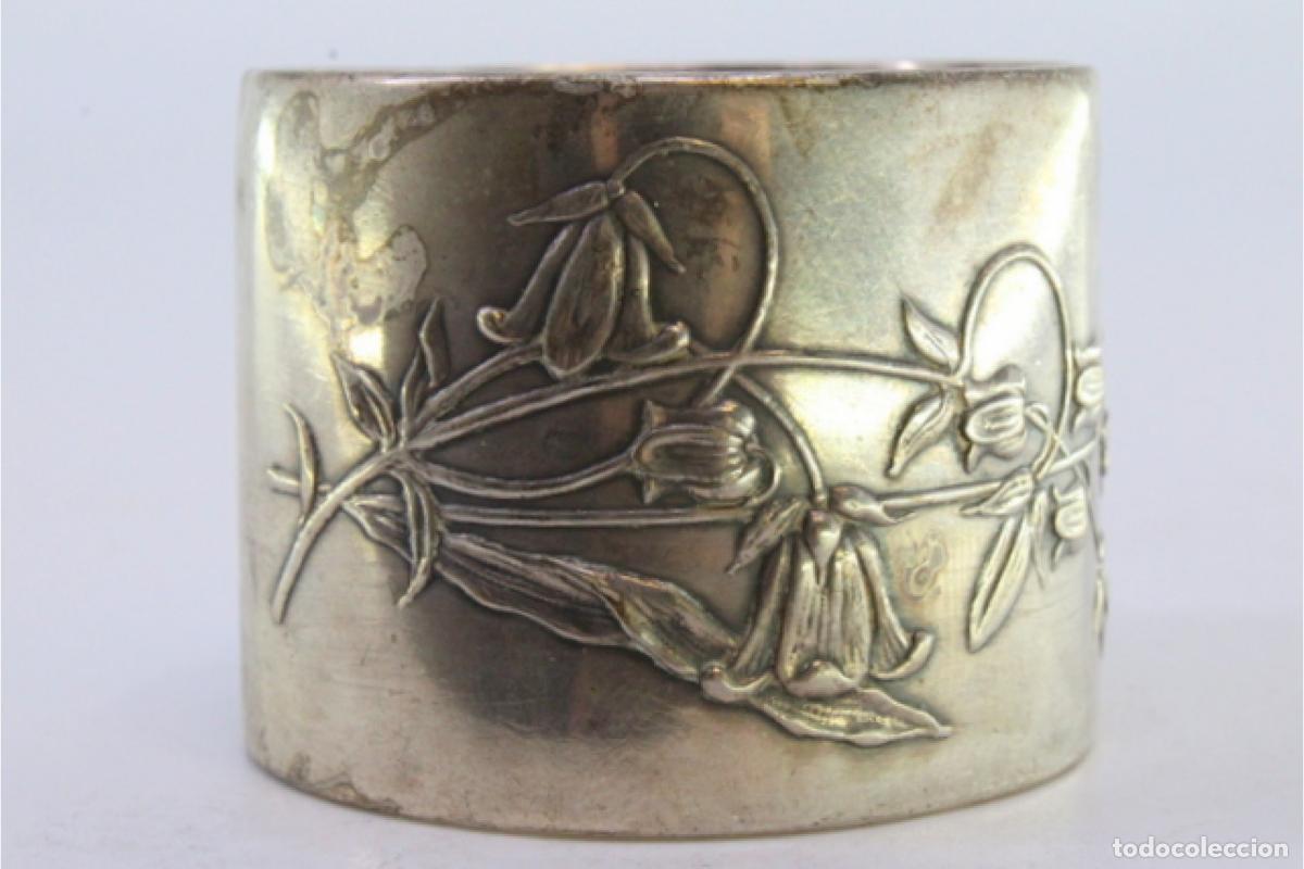 Antig&uuml;edades: Anillo para servilletas de plata - Foto 5
