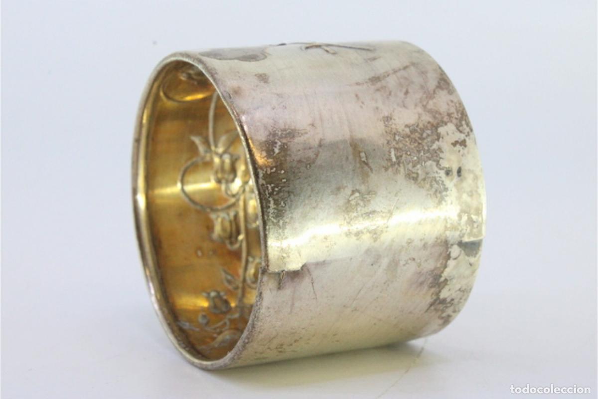 Antig&uuml;edades: Anillo para servilletas de plata - Foto 7