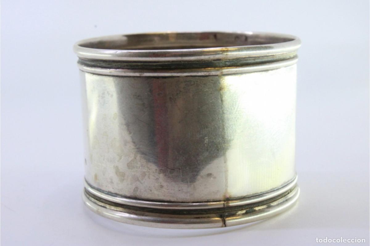 Antig&uuml;edades: Anillo para servilletas de plata - Foto 4