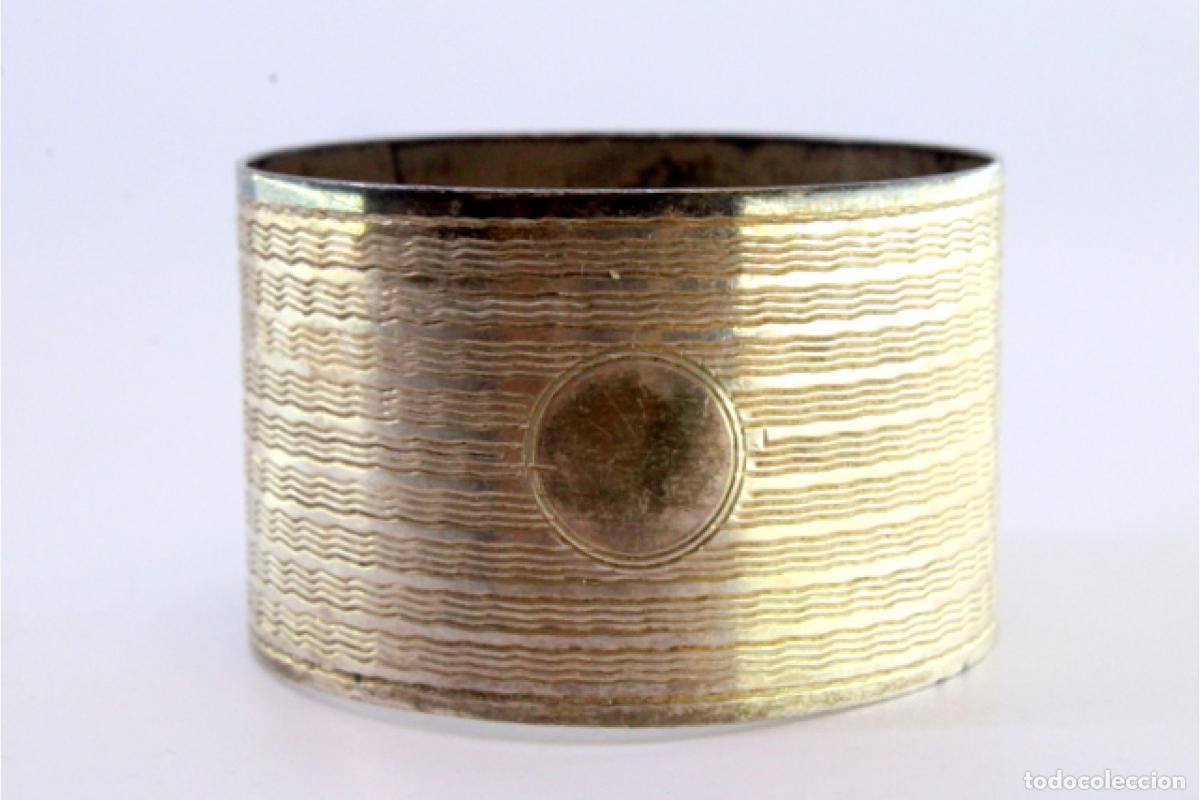 Antig&uuml;edades: Anillo para servilletas de plata - Foto 4