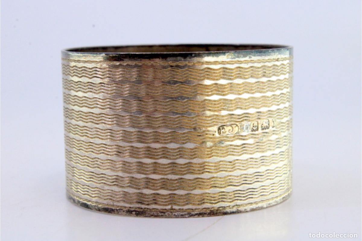 Antig&uuml;edades: Anillo para servilletas de plata - Foto 5