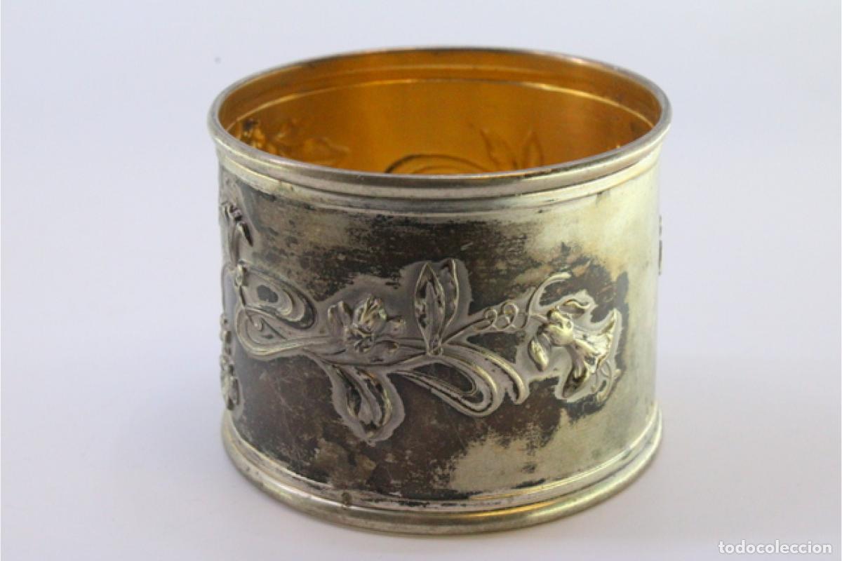 Antig&uuml;edades: Anillo para servilletas de plata - Foto 5