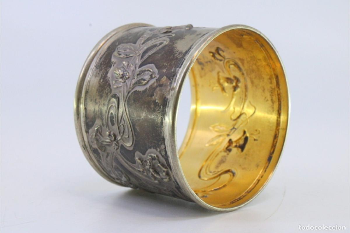 Antig&uuml;edades: Anillo para servilletas de plata - Foto 6