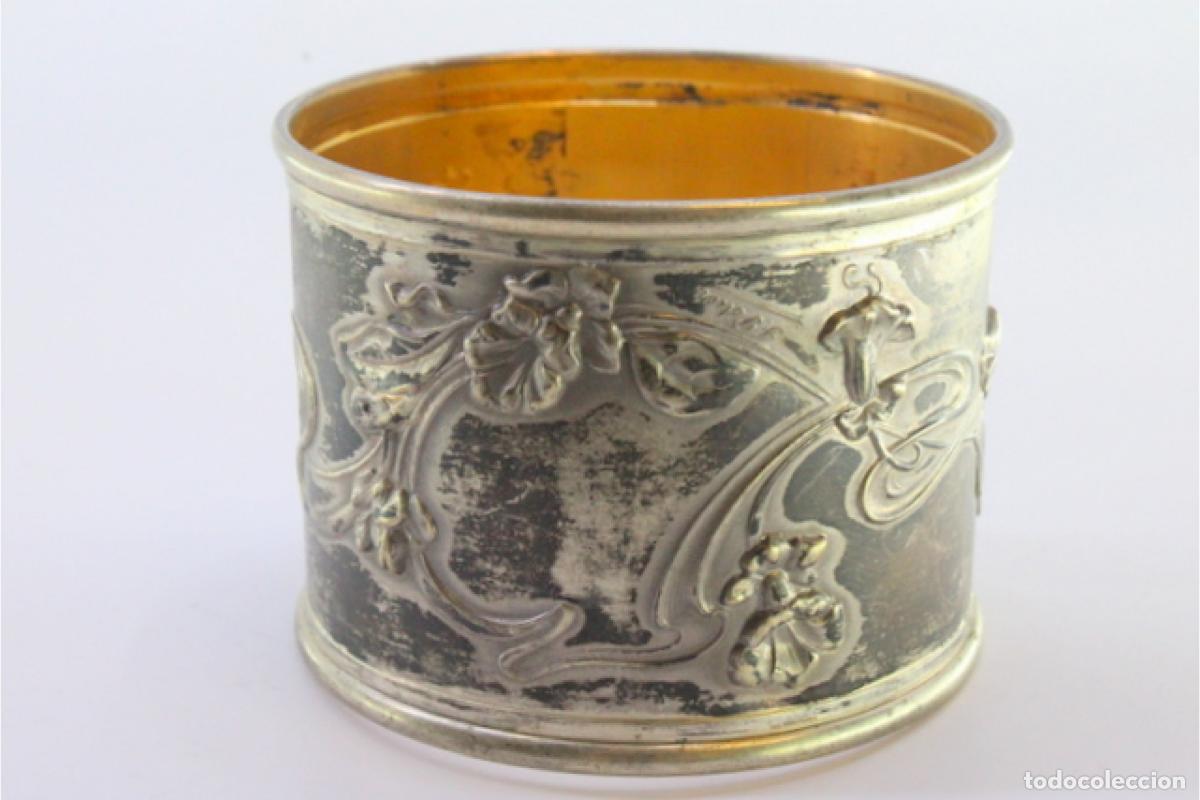 Antig&uuml;edades: Anillo para servilletas de plata - Foto 7