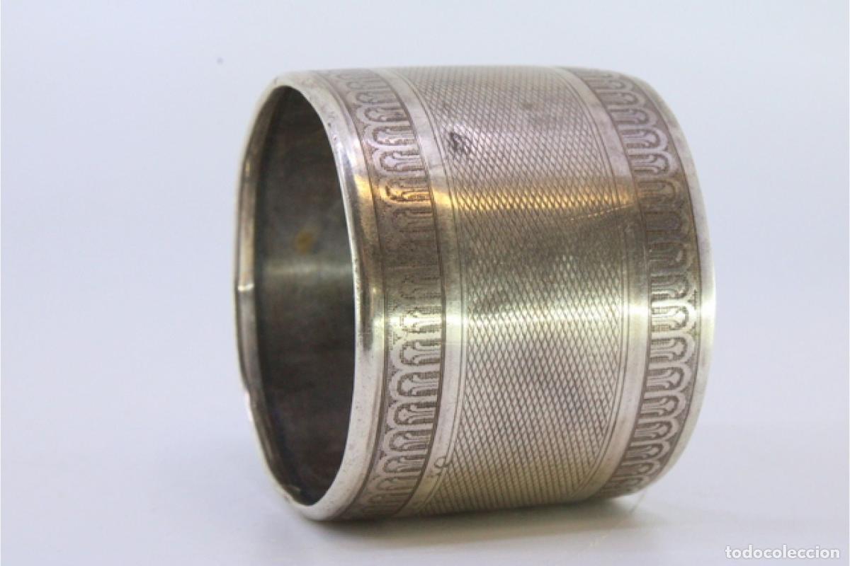 Antig&uuml;edades: Anillo para servilletas de plata - Foto 5