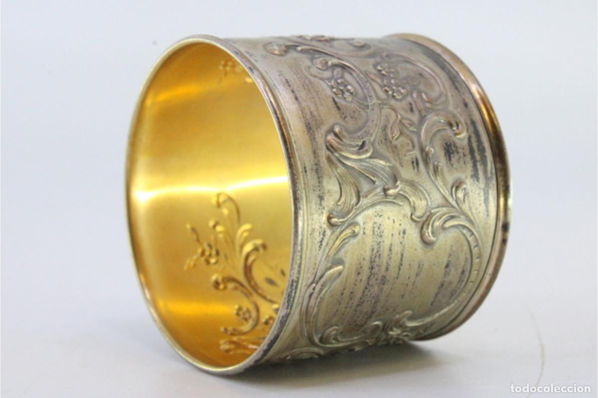 Antig&uuml;edades: Anillo para servilletas de plata - Foto 6