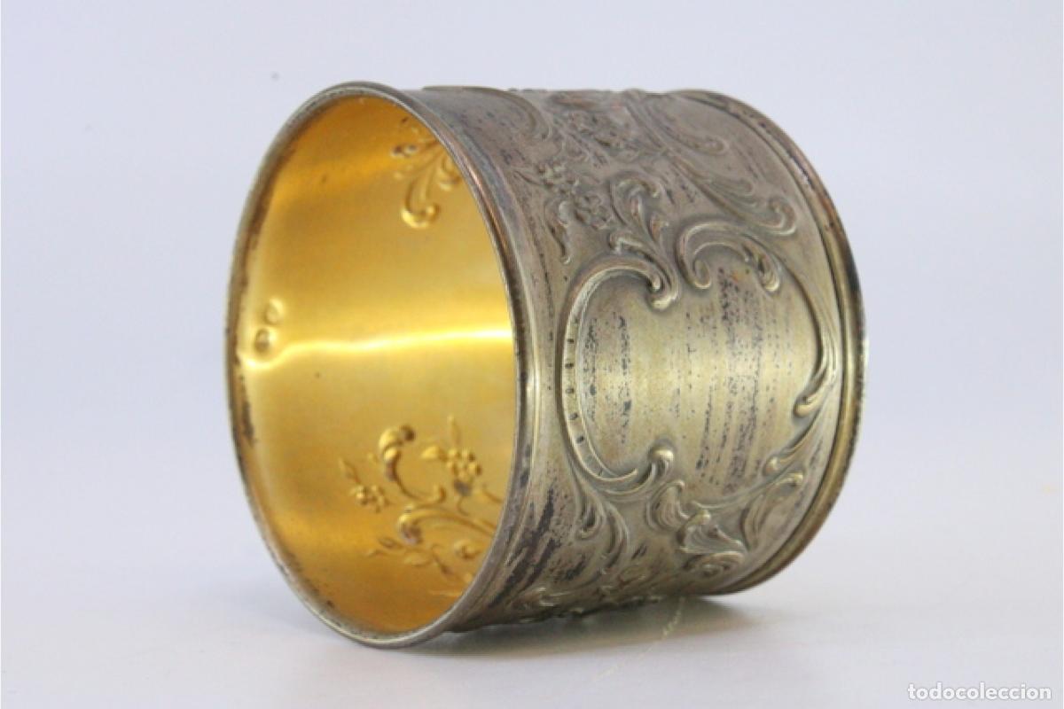 Antig&uuml;edades: Anillo para servilletas de plata - Foto 7