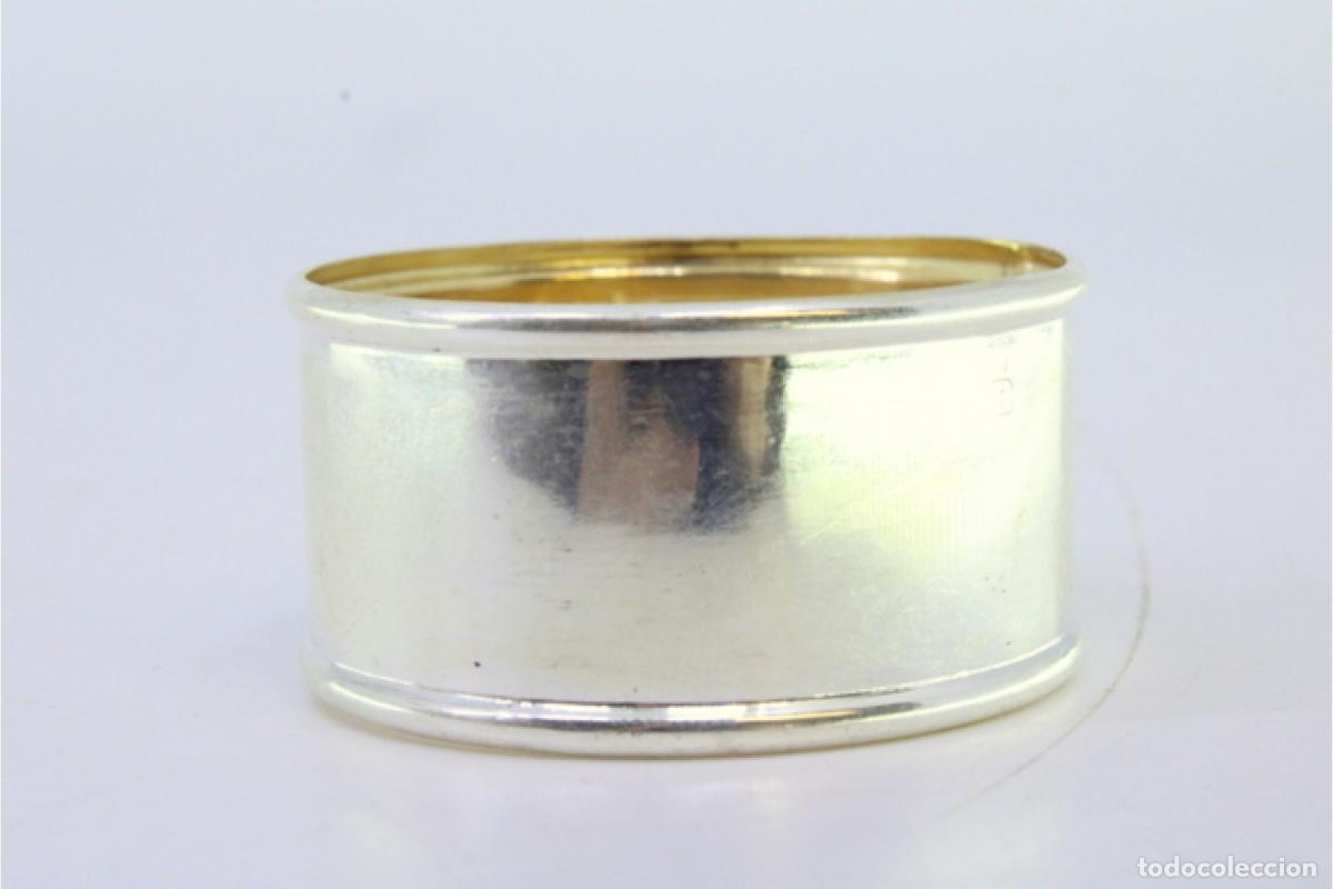 Antig&uuml;edades: Anillo para servilletas de plata - Foto 6